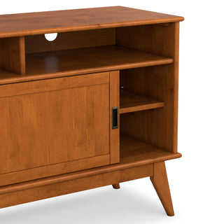 Draper - Handcrafted Mid Century Low TV Media Stand
