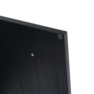 Modern Wall Mounted Bathroom Vanity With Left Sink And Storage Rack