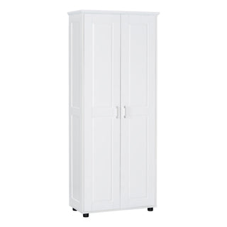 Storage Cabinet With Adjustable Shelves, 2 Doors, Rectangle Design For Bathroom