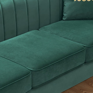 Upholstered 3 Seater Sofas Living Room Furniture (Set of 2)