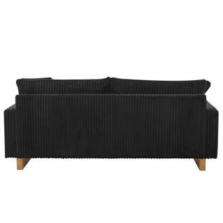Modern Loveseat Sofa With 4 Pillows