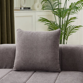 Modular Sectional Sofa With 2 Pillows, Symmetrical Design
