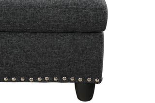Alger - Left Hand Facing Sofa & Chaise With Ottoman