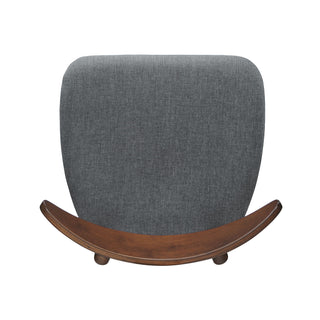 Retro Dining Chairs With Ergonomic Back (Set of 2)