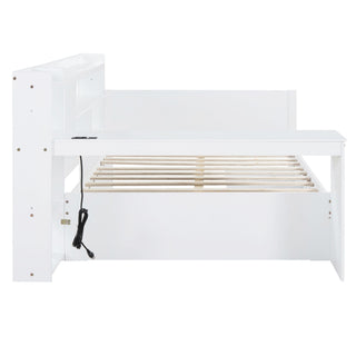Daybed With 3 Drawers USB Ports And Desk