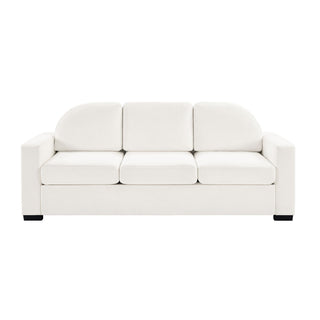 Modern 3 Seater Sofa With Curved Backrest