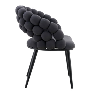 Puffy Bubble, Ball Chain Chairs For Dining Room (Set of 2)