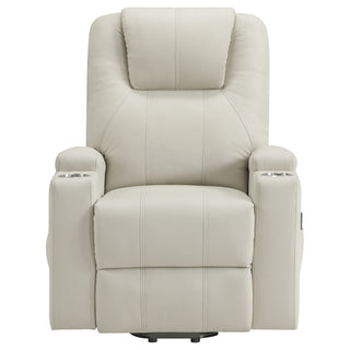 Macklin - Power Lift Massage Recliner With Heat And Dual Cupholders