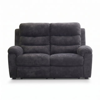 2 Piece Reclining Sofa Set, 3 Seat Sofa & 2 Seat Loveseat, 150° Recline - Dark Gray