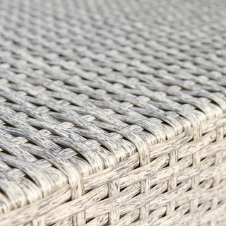 Modern Patio Wicker Loveseat With Cushions