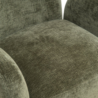360° Swivel Accent Chair For Living Room - Olive Green