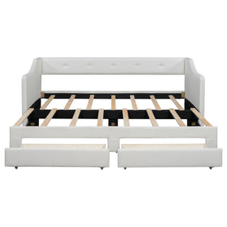 Upholstered Daybed With 2 Drawers