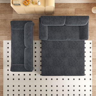 Queen Pull Out Sofa Bed With Side Storage