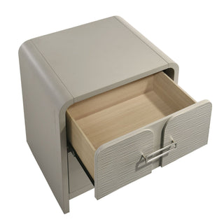 Aria - 2 Drawer Nightstand - Beige