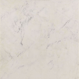 Volz - Square Coffee Table With Crisscross Base - White Marble