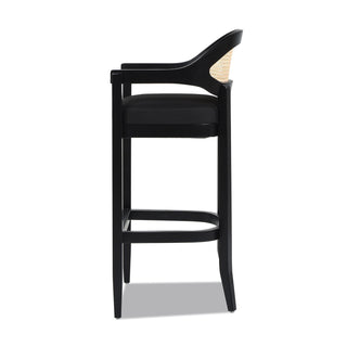 Americana - Mid-Century Modern Cane Back Counter Stool
