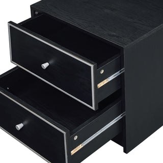 Jabir - Accent Table - Black / Silver