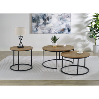 Arrize - Round Side End Table - Mango Color