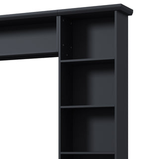 Farmhouse Elegant Entertainment Center Wall Unit With 4 Drawers
