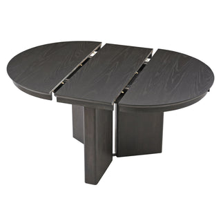Farmhouse Oval Extendable Dining Table With Pedestal Base