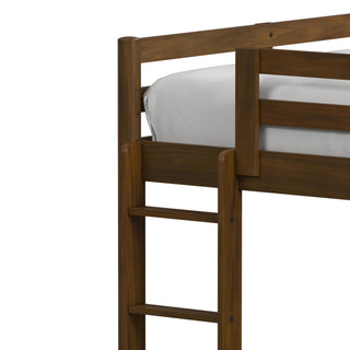 Malibu - Full Loft Bed - Walnut