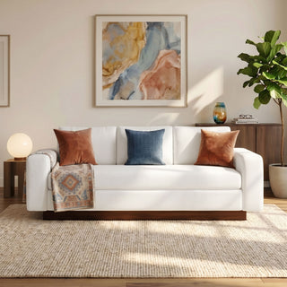 Modern 3 Seater Sofa, Living Room Couch