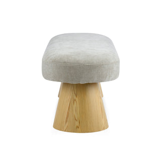 Upholstered Dining Bench - Oatmeal