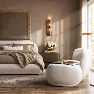 Archie Puffy Grounded - Upholstered Platform Bed