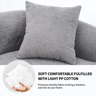 4 Seater Sofa With Fabric, 30D, 60 Hardness Full Sponge, 4 Pillow For Living Room, Home Furniture Sleeper Sectional Sofa For Apartment