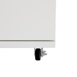 5 Drawer Dresser With Handles - White