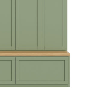 Hall Tree With 4 Hidden Cabinets