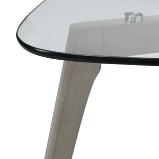 Modern Coffee Table With Wood Construction And Compact Design