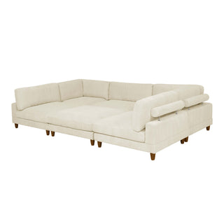 Modern Modular Sectional With Adjustable Back Support