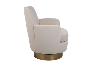 Teddy Swivel Barrel Chair, Swivel Accent Chairs Armchair For Living Room