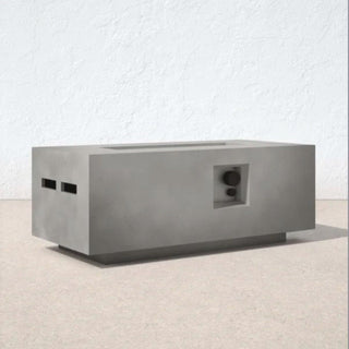 Propane Outdoor Durable Fire Pit Table - Gray
