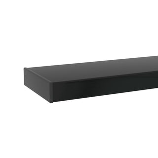 Modern Rectangular Coffee Table With Tempered Glass Top