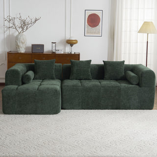 Sectional Free Combined Sofa With 2 Side Pockets