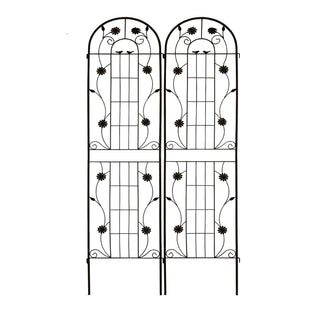 Metal Garden Trellis Rustproof Trellis For Climbing Plant Outdoor Flower Support