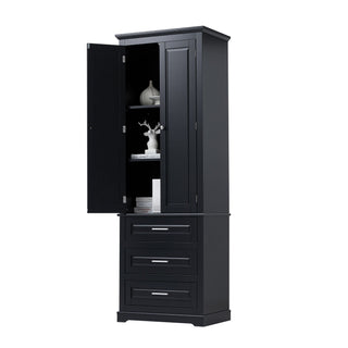 Storage Cabinet With 3 Drawers For Bathroom