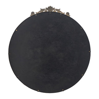 Classic Design Mirror With Baroque Inspired Frame For Bathroom, Entryway Console Lean Against Wall