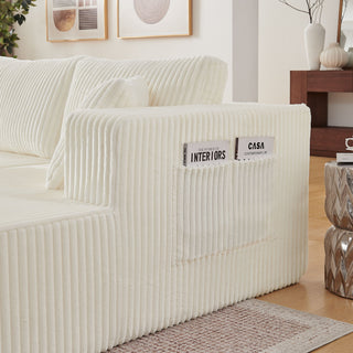 U - Shaped Modular Sectional Sofa For Living Room