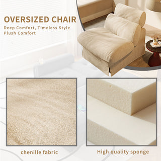Accent Chair, Soft Medium Firm Upholstery For Living Room