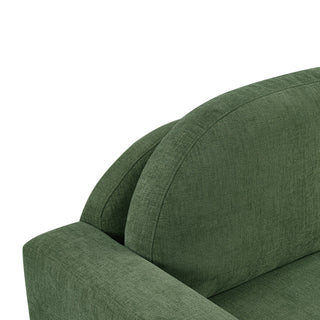 Modern 3 Seater Sofa With Curved Backrest
