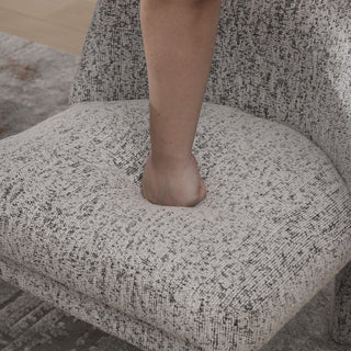 Wide Minimalist Dining Chair