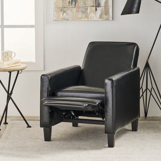 Upholstered Push Back Recliner Chair For Living Room