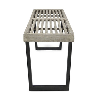 Intrinsic - Outdoor Dining Bench With Slat Top