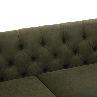 Chesterfield Sofa With Flared Arms For Living Room
