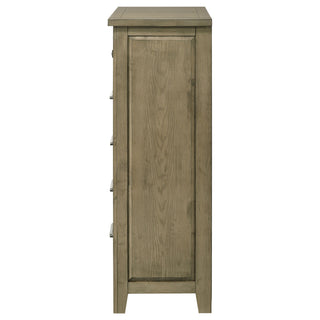Pelton - 5 Drawer Chest - Oak
