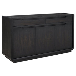 Bangor - 2 Drawer Dining Sideboard Server - Black