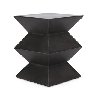 Outdoor Lightweight, Concrete Side Table - Copper